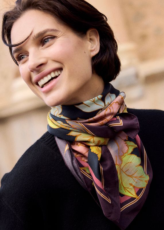 KATRIN URI - Timeless Silkeskjerf Multi 2530937