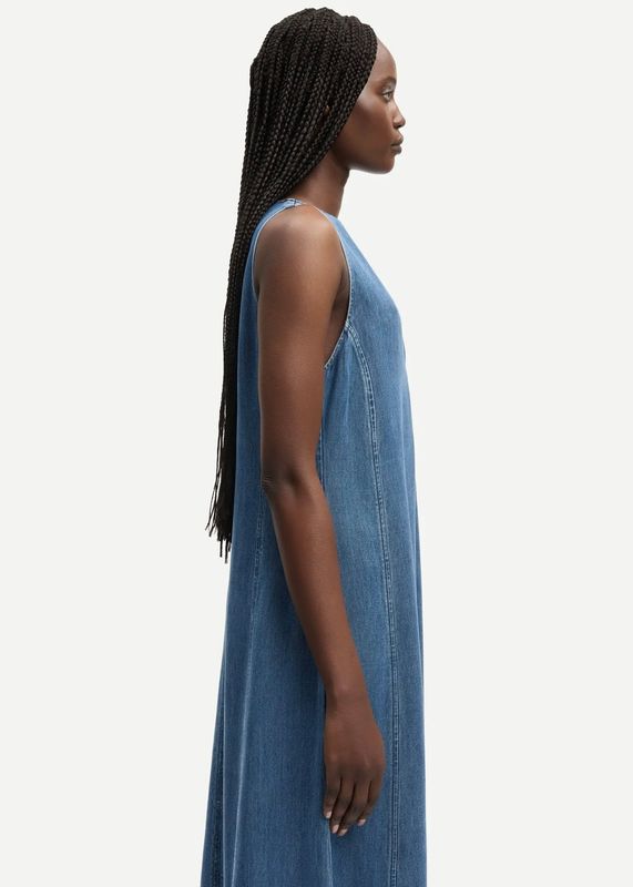 SAMSØE SAMSØE - W Saskylar Kjole 15645 Medium Denim Blue