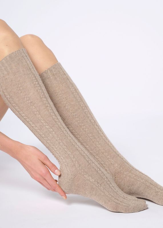 OROBLU - Nancy Knestrømpe Lys Beige