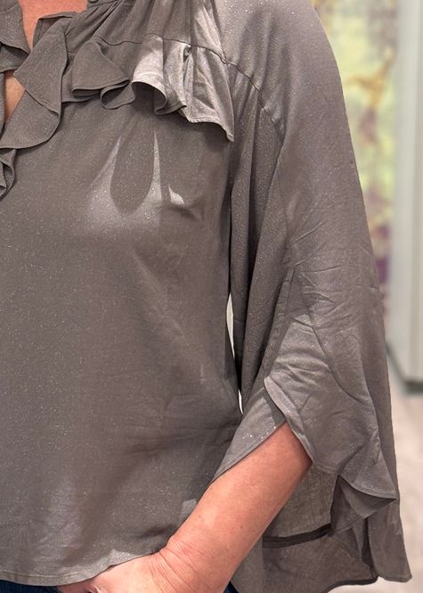 Hovedbilde GUSTAV - Annsofie Bluse Taupe ...