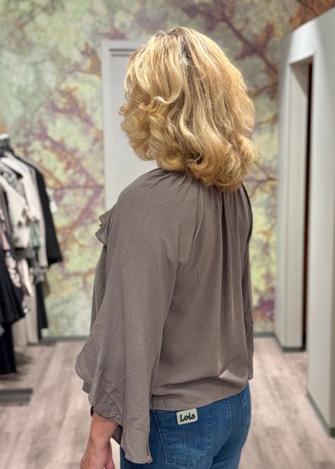 Hovedbilde GUSTAV - Annsofie Bluse Taupe ...
