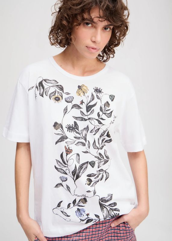 MUNTHE - Lagga T-skjorte White