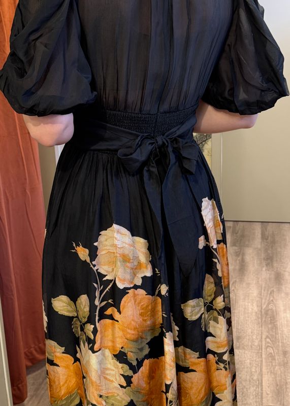 BYTIMO - Organza Gown Maxikjole Midnight Field 2710554 170 