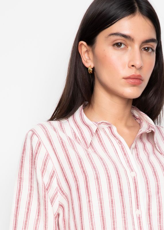 CAMILLA PIHL - Fable Skjorte Berry Stripe