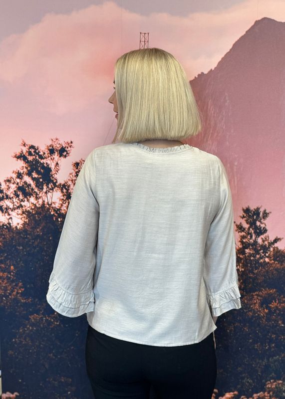 RICCOVERO - Volang Bluse Sandstone 211