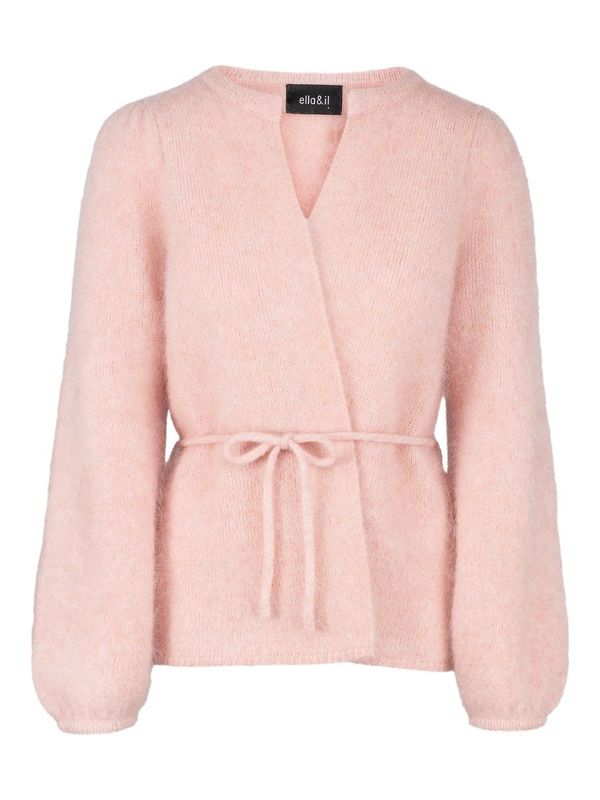 ELLA&IL - Fredrikke Chunky Cardigan Dusty Pink