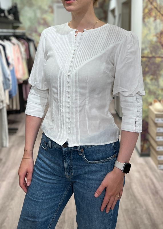ELLA&IL - Katja Bluse White 