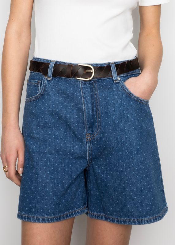 CAMILLA PIHL - Lyle Shorts Mid Blue Dot