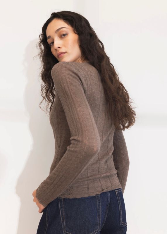 CAMILLA PIHL - Safir Ullgenser Dark Taupe Mela