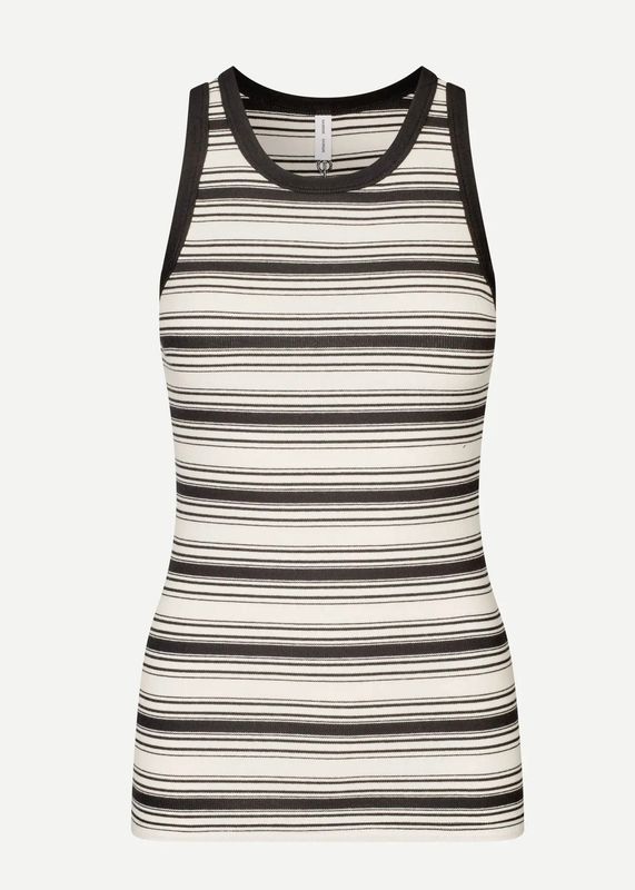 SAMSØE SAMSØE - W Alexo Tank Topp 7542 Egret Stripe