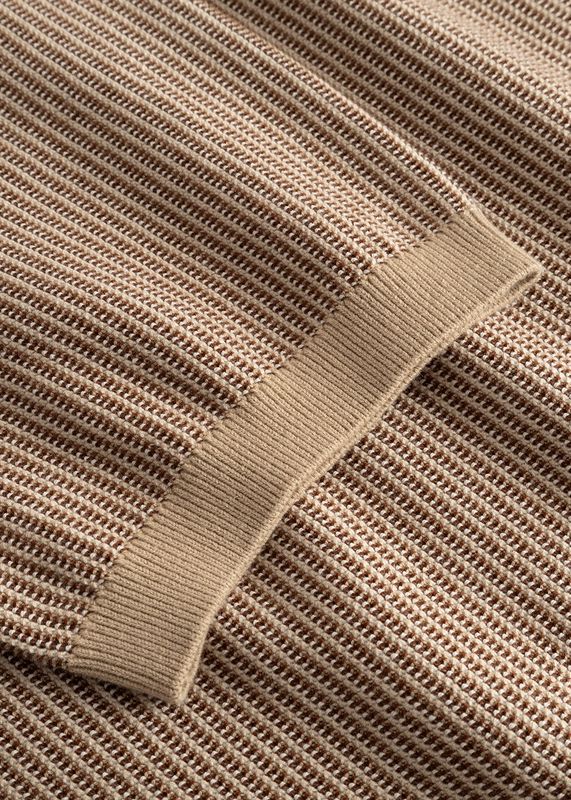 GABBA - Oswald Retro SS Polostrikk Walnut