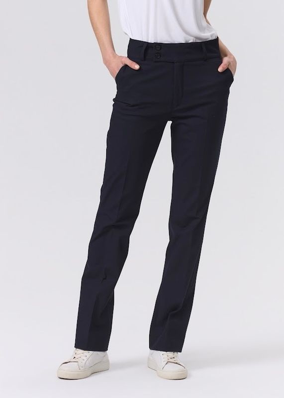 RICCOVERO - High Waist Dressbukse Navy A038-580 
