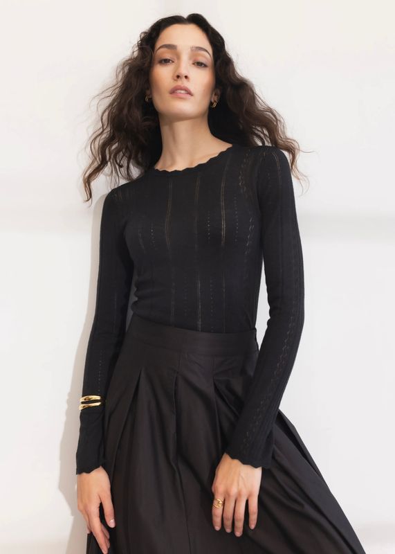 CAMILLA PIHL - Safir Ullgenser Black