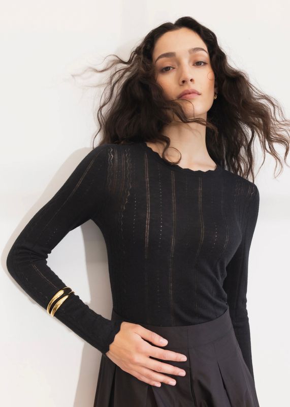 CAMILLA PIHL - Safir Ullgenser Black