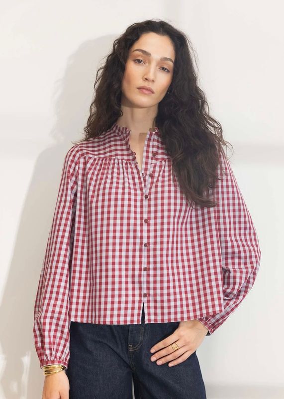 CAMILLA PIHL - Bellier Bluse Red Check