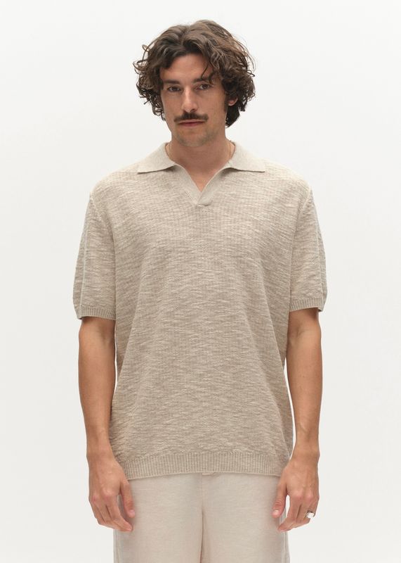 GABBA - Cross Alto SS Knit Ecru