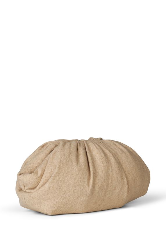 DAY ET - Linen Flower Clutch Raw Linen 3262475402