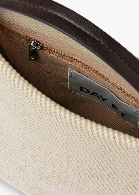 DAY ET - Structured Twill Crossbody Veske Whitecap Gray 3261475653 01901