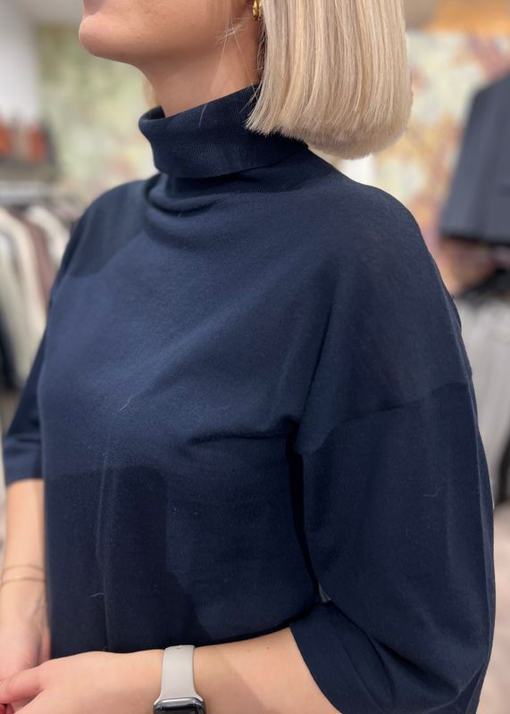 CHRISTIAN AKS - Tia Merino Knit Navy