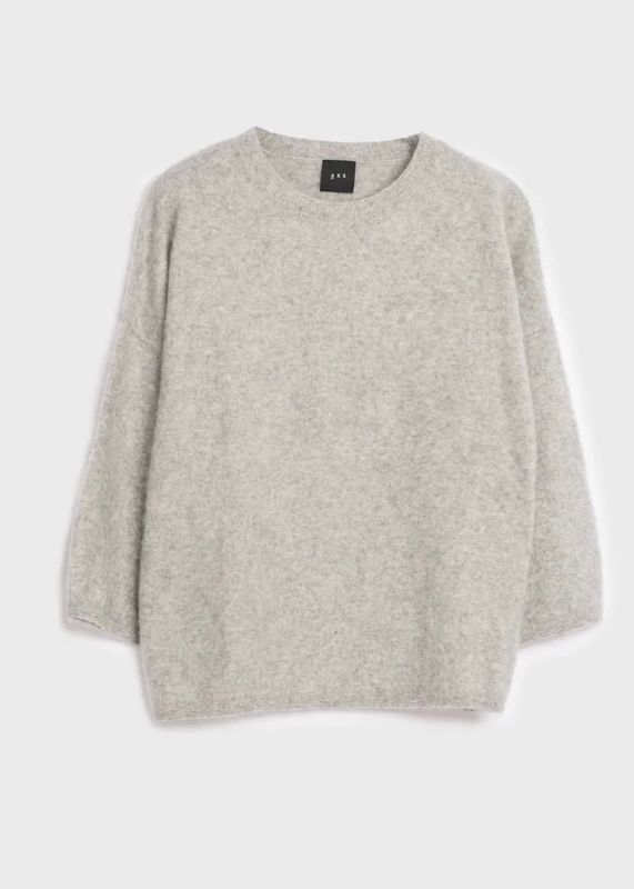 AKS LABEL - Nela Børstet Ullgenser M. Grey Mel