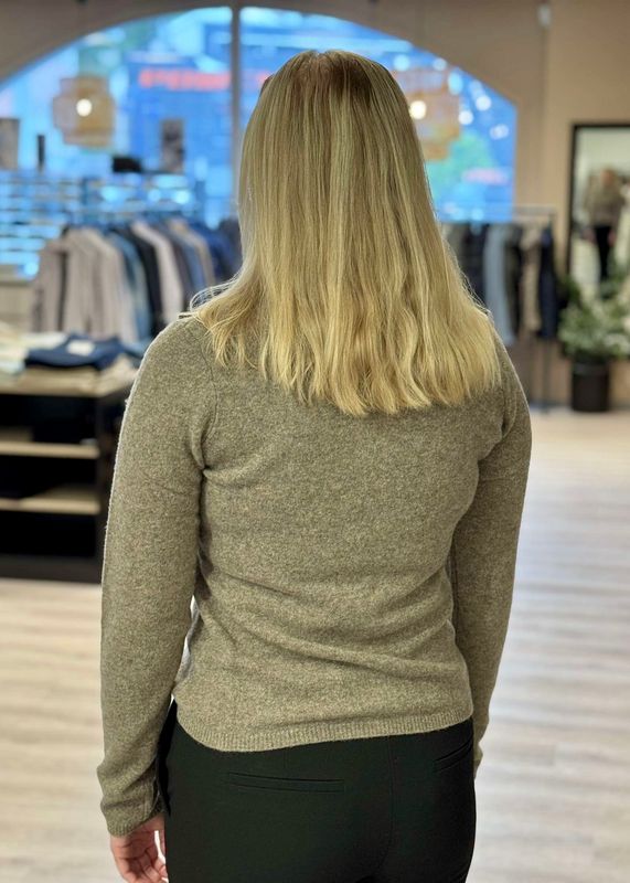 CAMILLA PIHL - Jolanda Genser Dark Taupe Melange