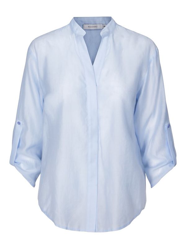 RICCOVERO - W Safari Skjorte Light Blue 510