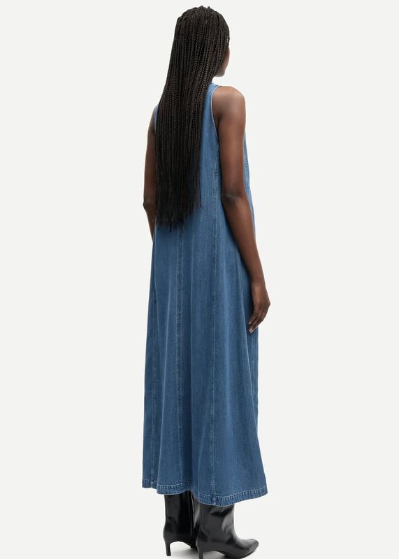 SAMSØE SAMSØE - W Saskylar Kjole 15645 Medium Denim Blue