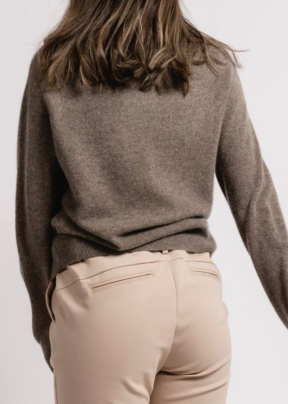 SAMSØE SAMSØE - W Boston O-Neck 6304 Grey Blue Mel.