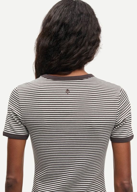 SAMSØE SAMSØE - W Salinas T-skjorte 7542 Mulch Stripe