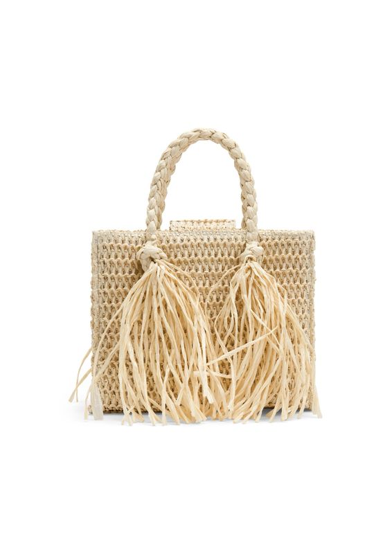ELLA&IL - Sigrid Straw Veske Beige