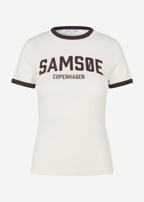 SAMSØE SAMSØE - W Sabond SS T-skjorte 15318 Egret
