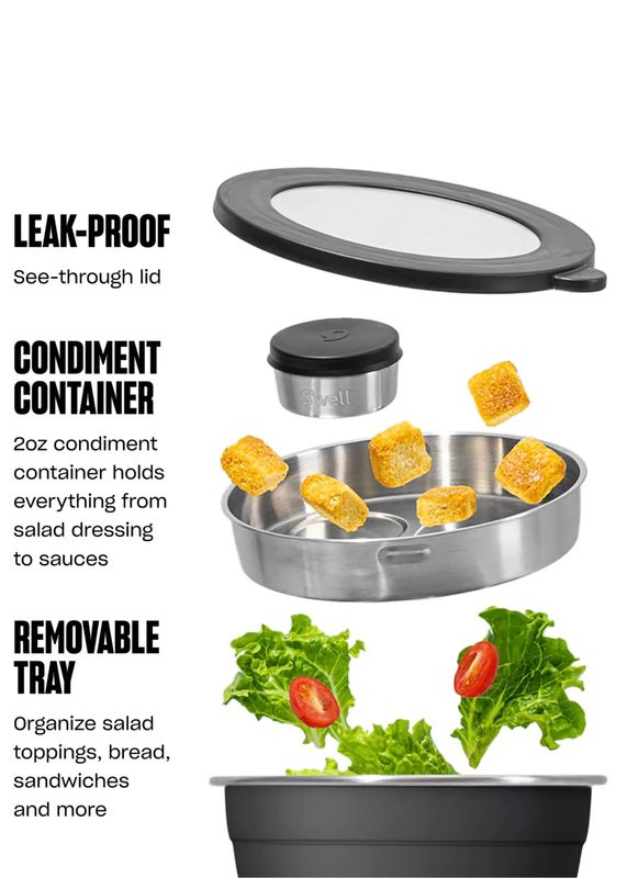 S´WELL - Salad Bowl Kit  Desert Sky 64oz / 1,9L