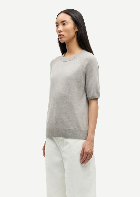 SAMSØE SAMSØE - W Saboston T-shirt 6304 Elephant Skin