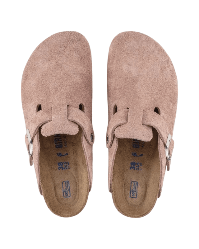 BIRKENSTOCK - W Boston Tresko SFB Suede Pink Clay 1023279