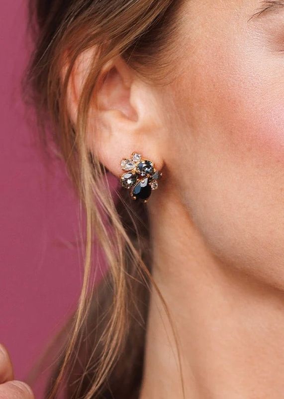 CAROLINE SVEDBOM - Katie Ear Gold Black Combo