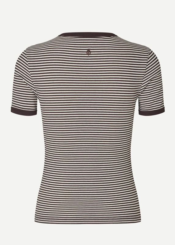 SAMSØE SAMSØE - W Salinas T-skjorte 7542 Mulch Stripe