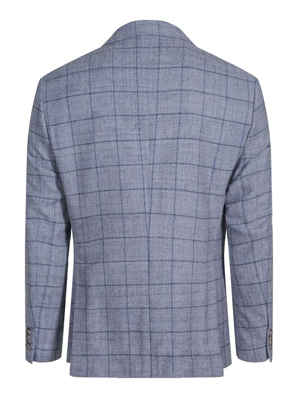 RICCOVERO - M Bern Blazer Light Bluegrey Check 151