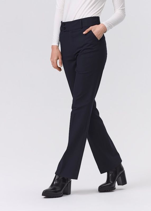 RICCOVERO - High Waist Dressbukse Navy A038-580 