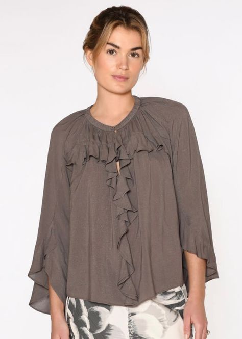 Hovedbilde GUSTAV - Annsofie Bluse Taupe ...