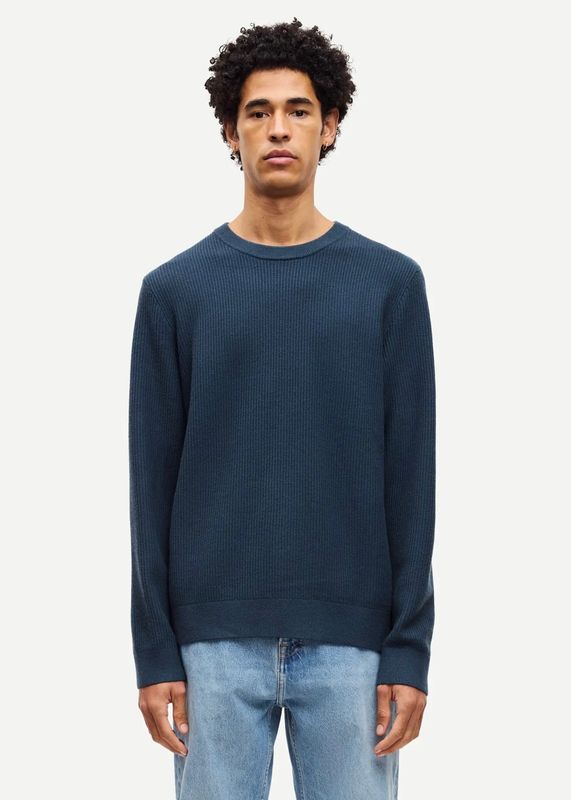 SAMSØE SAMSØE - M Sadem Genser 10490 Midnight Navy