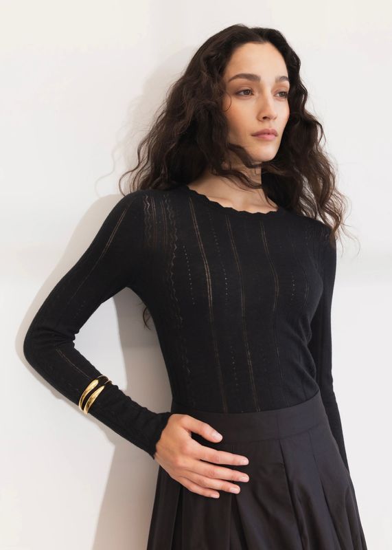 CAMILLA PIHL - Safir Ullgenser Black